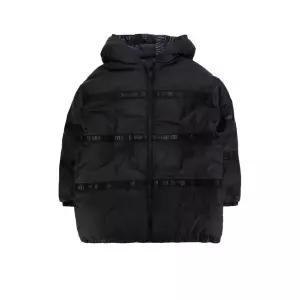 디케이엔와이 주니어 키즈 블랙 숏 패딩 D36687 09B