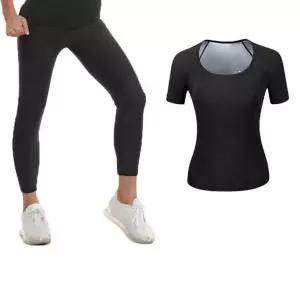 [하프클럽/]여성 아침 조깅 운동복 코디 땀복 세트 살빠지는옷