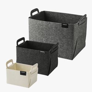 한샘 펠트 바구니 2P 장난감 정리 수납 인테리어 리빙박스 (S/M/L)