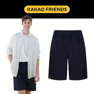 카카오프렌즈 베일리 냉감 와샤 남성 반바지 네이비