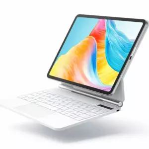 구조독 매직키보드A1933 화이트 포고핀 패스쓰루충전 아이패드키보드케이스 무선키보드