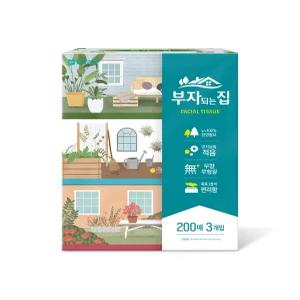 모나리자 부자되는집 미용티슈 200매 6개입