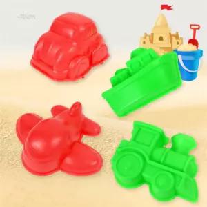 모래놀이 몰드 교통수단 4종세트 모래놀이키트 아기