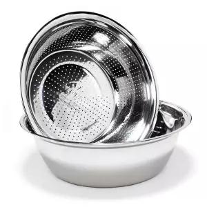 [서울리빙]퀸센스 멀티 바스켓 스텐 다라이 2종세트