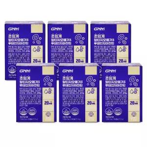 GNM자연의품격 초임계 알티지오메가3 루테인지아잔틴 1050mg x 30캡슐 6박스 I