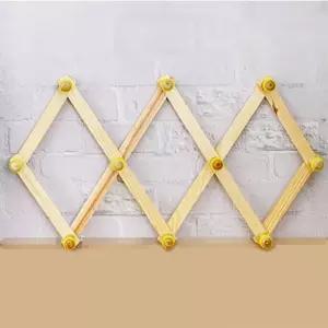 원목자바라 벽부착옷걸이 2개 모자걸이 나무옷걸이/옷걸이/자바라/원목/행거/가방걸이/벽걸이/벽옷걸이