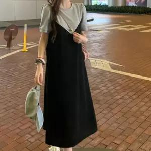 ONM 여성 레이어드 코디아이템 뷔스티에 그레이톤 반팔