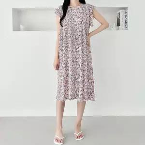 ONM 어깨 프릴 냉주름 민소매 원피스 여성 편한 캐주