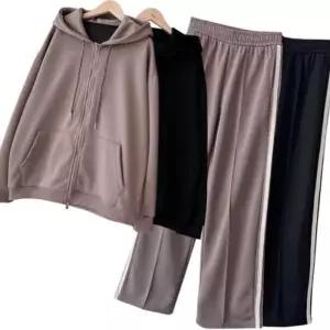 ONM 여성 후드집업 트랙팬츠 세트 스포티 코디 공항패