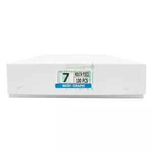 메디그랩 마우스피스 7호 100개입 / 일회용 폐활량 마우스피스 폐기능검사용 흡연측정기용