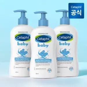 세타필 베이비 젠틀 워시앤샴푸 400ml 3개