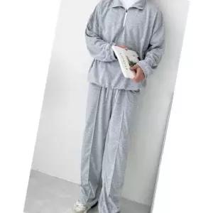 [라일리] Rly 남자 오버핏 맨투맨 앞라인와이드 트레이닝세트 가