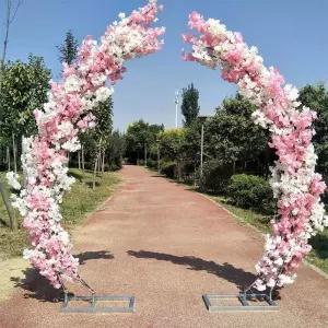 벚꽃조화 인조 문 야외 결혼식 웨딩 벚꽃 하트 아치