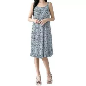 ONM 여성 두줄 스트링 홈웨어 슬립 나시원피스