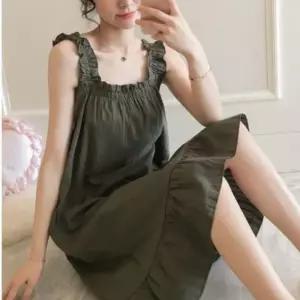 ONM 초 원피스 잠옷 민소매 끈나시 파자마 여자 여름