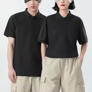 ONM 남녀공용 카라 반팔티셔츠 심플 무지 여유핏 레이