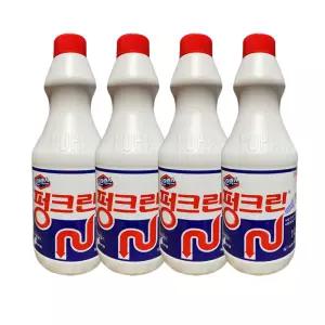 유한 펑크린 1L 4개 배수구세정제 액체 뚫어뻥
