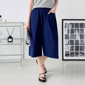 ONM 여자 홈웨어 빅사이즈 와이드 통바지 아이스 7부