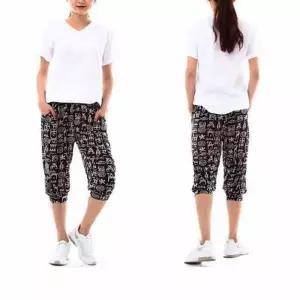 ONM 여성용 7부 아이스 쿨바지 FREE 고대문자 네