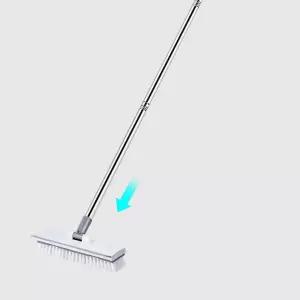 바닥 청소솔 스퀴지 틈새 2in1 욕실 밀대/청소/바닥솔/브러쉬/긴부러쉬/청소용/화장실/쇠브러쉬/청소용솔