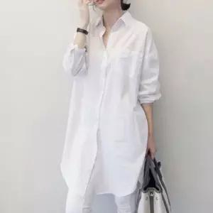 ONM 여자롱셔츠 여성 2컬러 루즈 베이직 롱셔츠 뒷트