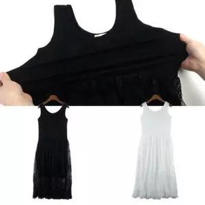 ONM 여자원피스 여성 레이스 원피스 롱 나시 허리 속