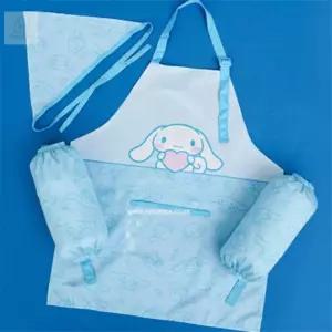 시나모롤 허니 앞치마 토시 두건 3종 세트 유아앞치마