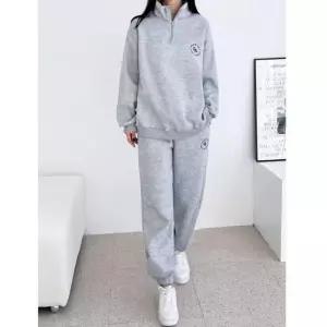 ONM 여성 반집업 티셔츠 조거 바지 기모 트레이닝 세