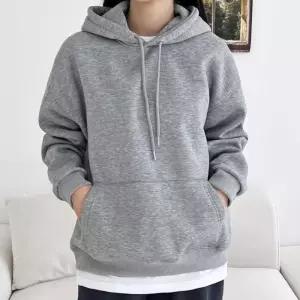 ONM 포켓 여성 긴팔 후드티 오버핏 겨울 상의 기모