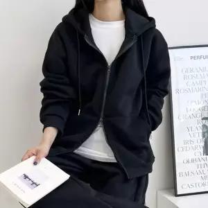 ONM 투웨이 여성 후드집업 오버핏 양털 기모 후드 점