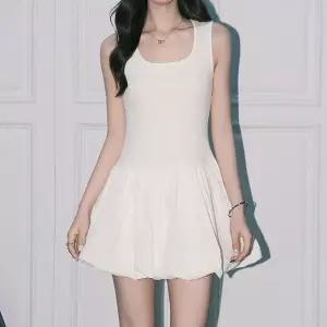 ONM U넥 민소매 원피스 투피스st 슬림핏상의 벌룬스