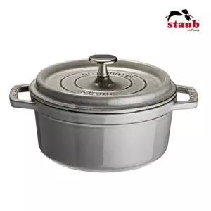[스타우브] 꼬꼬떼 원형냄비 그레이 22cm