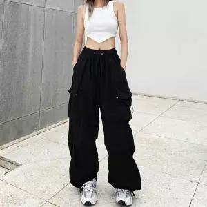 ONM 스트론 와이드 카고 스트링 팬츠 DA-0002