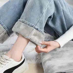 KARRA (77까지)다트일자핏기모데님팬츠_A5W0065