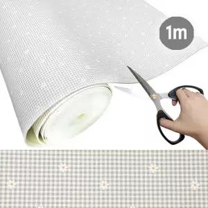 MAGICCLEAN 잘라쓰는 보온매트 체크꽃 150cmx1m