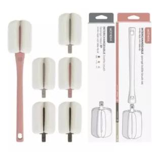 마더케이 리필형 젖병솔 세트+젖병솔 리필3P_인디핑크