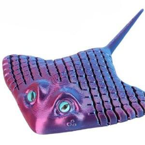 3D 프린터 움직이는 가오리 피규어