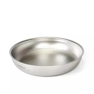 키친아트 프리미오 무연마제 통5중 스텐316 인덕션 후라이팬 22cm