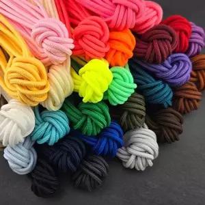 비즈톡 [Y1-41-00]단색로프줄 3mm 28종 모음 폴리로프줄 ,5야드(450cm)