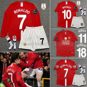 레플리카 맨체스터유나이티드 - 홈 긴팔 박지성 맨유 레트로 유니폼 반팔