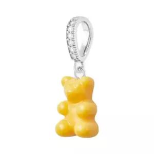 Crystal Haze Nostalgia Bear with Pave Connector Silver NYC Taxi Yellow 크리스탈 헤이즈 노스텔지아 베