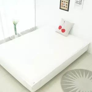 방수시트 PU4중코팅 홑겹방수시트(퀸Q 150-200) 네모퉁이 밴딩고정형 매트리스보호 방수시트 애완동물 /배