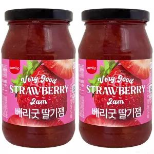 호남샤니 삼립 베리굿 딸기잼 480g 2개