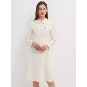 [올리브데올리브] 핏앤플레어금장원피스