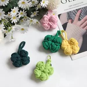 양말목 네잎클로버 키링 만들기 DIY 키트 5종 클로버 양말 공예 제로웨이스트 업사이클링 뜨개 크로버 재료