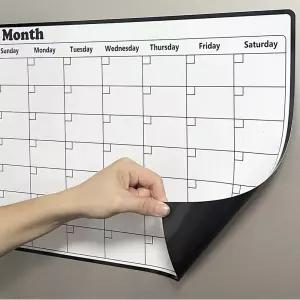 월간 스케줄표 자석 부착식 일정표 보드판 일정관리표/스케줄/보드/냉장고/부착/달력/월중/행사표/일정