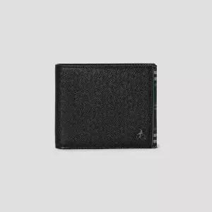 [빈폴ACC] 빈폴헤릿_패치 반지갑 - 블랙 (BE61A3T335)