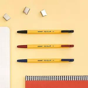 모나미 153 클립 1.0mm (12개 1세트)/멀티펜/간호사/볼펜/사무실/모나미펜/유성/부드러운/볼펜모음