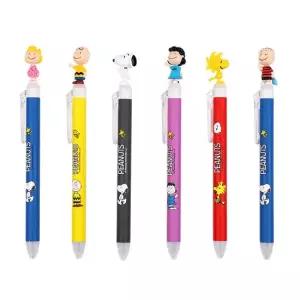 피너츠 스누피 캐릭터 마스코트 볼펜 6 option)