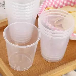 190ml 다회용 투명컵 파티컵 카페 다회용컵/파티/용품/일회용/사무실/학예회/축제/행사/모임/생일/야유회